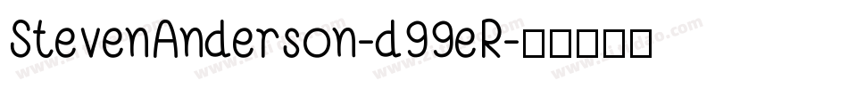 StevenAnderson-d99eR字体转换