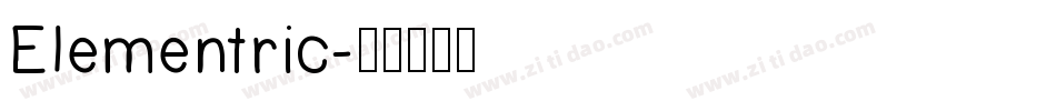 Elementric字体转换
