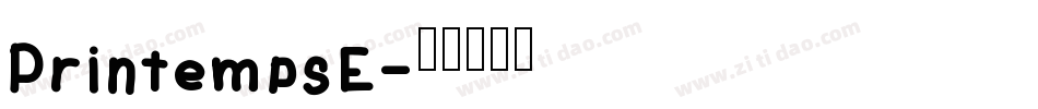 PrintempsE字体转换