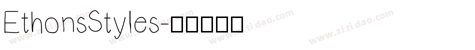 EthonsStyles字体转换