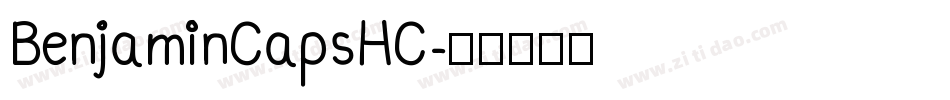 BenjaminCapsHC字体转换