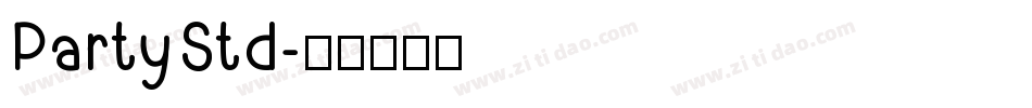 PartyStd字体转换