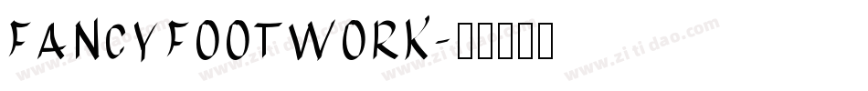 FANCYFOOTWORK字体转换
