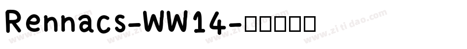 Rennacs-WW14字体转换