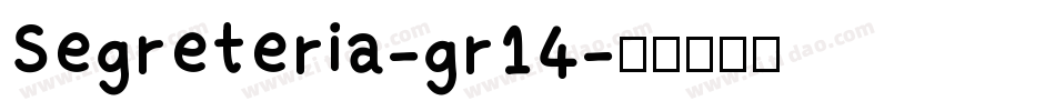 Segreteria-gr14字体转换