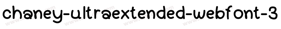 chaney-ultraextended-webfont-3字体转换