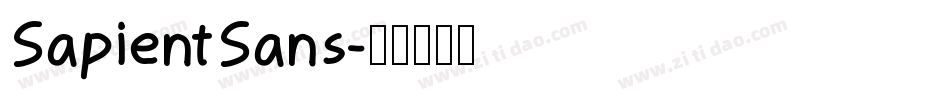 SapientSans字体转换