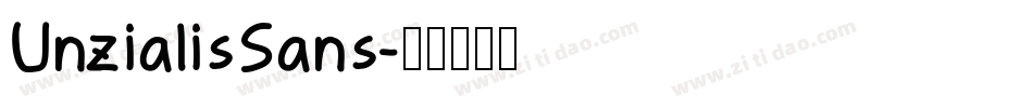 UnzialisSans字体转换