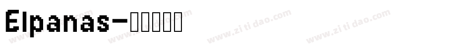 Elpanas字体转换