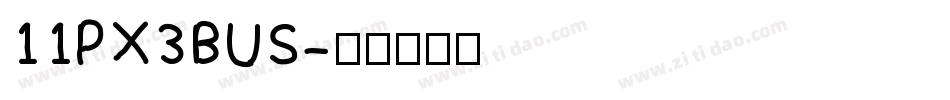 11PX3BUS字体转换
