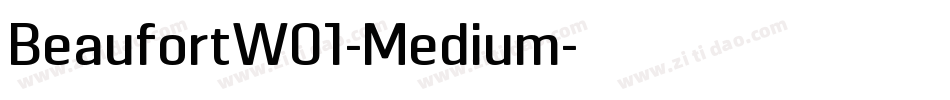 BeaufortW01-Medium字体转换