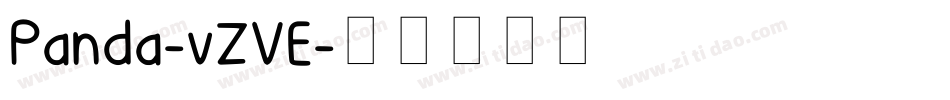 Panda-vZVE字体转换