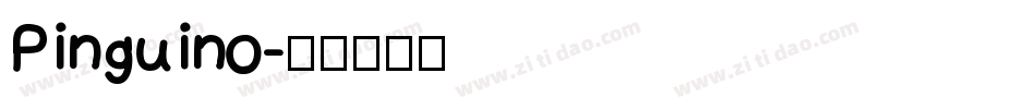 Pinguino字体转换