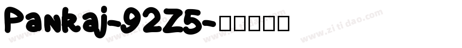 Pankaj-92Z5字体转换