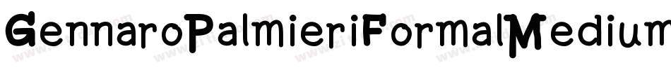 GennaroPalmieriFormalMedium-yEPM字体转换
