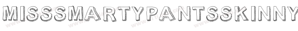 MissSmartyPantsSkinny-yARm字体转换