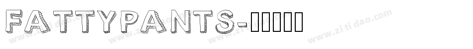 fattypants字体转换