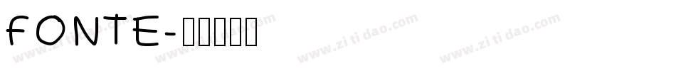 FONTE字体转换