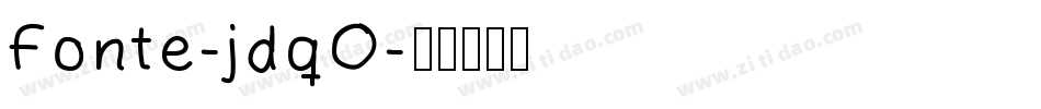 Fonte-jdqO字体转换