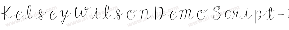KelseyWilsonDemoScript-3生成器字体转换