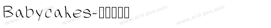 Babycakes字体转换