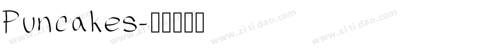 Puncakes字体转换