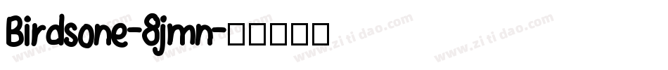 Birdsone-8jmn字体转换