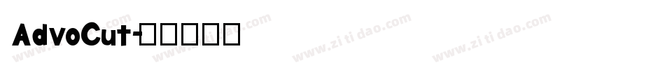AdvoCut字体转换