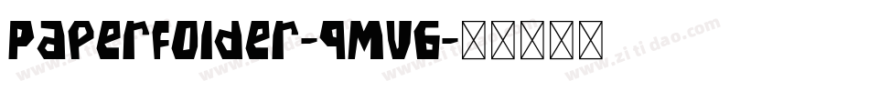 Paperfolder-qMv6字体转换