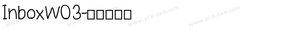 InboxW03字体转换