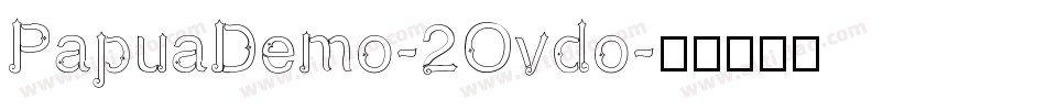 PapuaDemo-2Ovdo字体转换