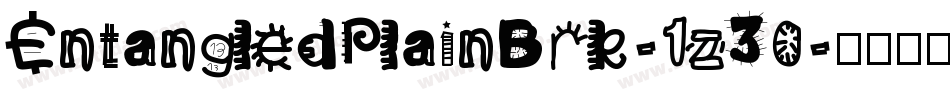 EntangledPlainBrk-1z30字体转换 EntangledPlainBrk-1z30字体转换