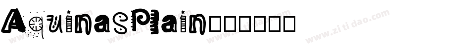 AquinasPlain字体转换
