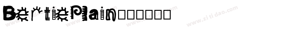 BertiePlain字体转换