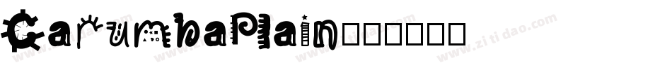 CarumbaPlain字体转换