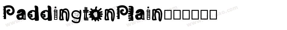 PaddingtonPlain字体转换
