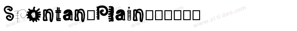 Spontan-Plain字体转换
