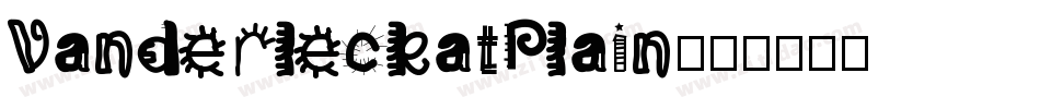 VanderleckatPlain字体转换