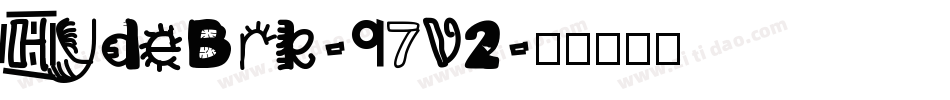 HydeBrk-97V2字体转换