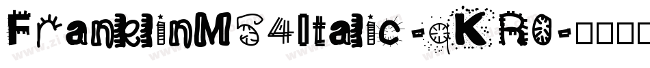 FranklinM54Italic-qKR0字体转换