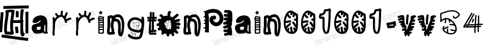 HarringtonPlain001001-vv54字体转换