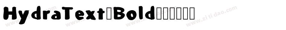 HydraText-Bold字体转换