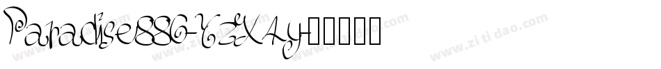 Paradise886-YzX4y字体转换