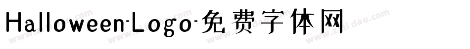 Halloween-Logo字体转换