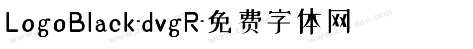 LogoBlack-dvgR字体转换