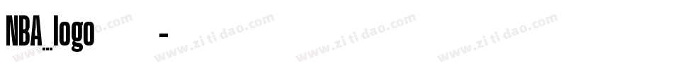 NBA_logo手机版字体转换