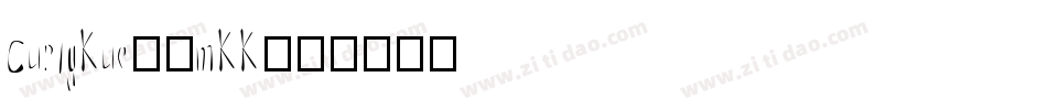 CurlyKue-7mKK字体转换