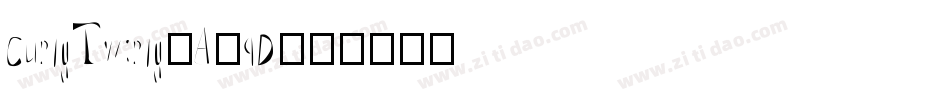 CurlyTwirly-A0qD字体转换