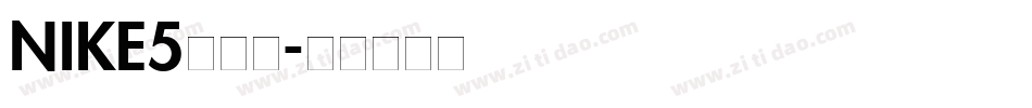 NIKE5生成器字体转换