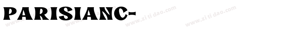 ParisianC字体转换